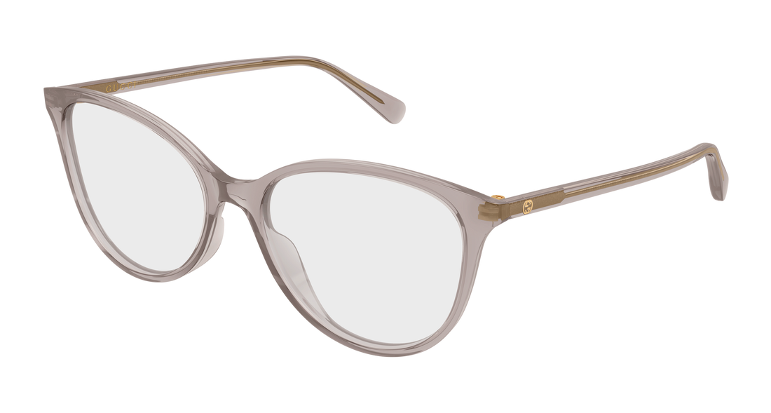 Brillen gucci gg1359o 009 gris cat eye femenino größe 54mm - Hauptansicht