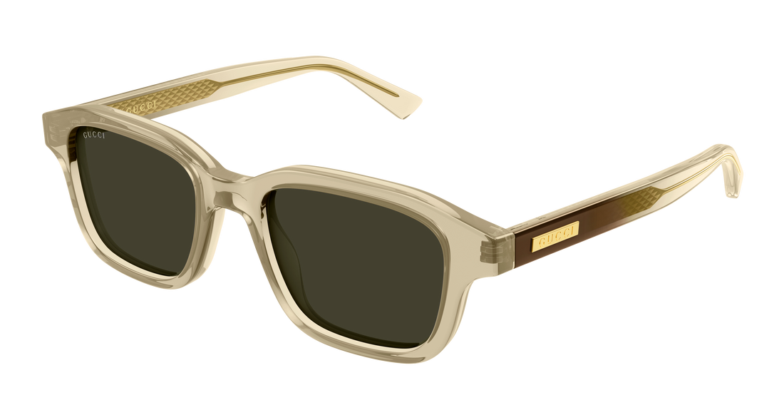 Óculos de sol gucci gg2247s 004 beige rectangular / squared masculino tamanho 49mm - Vista principal