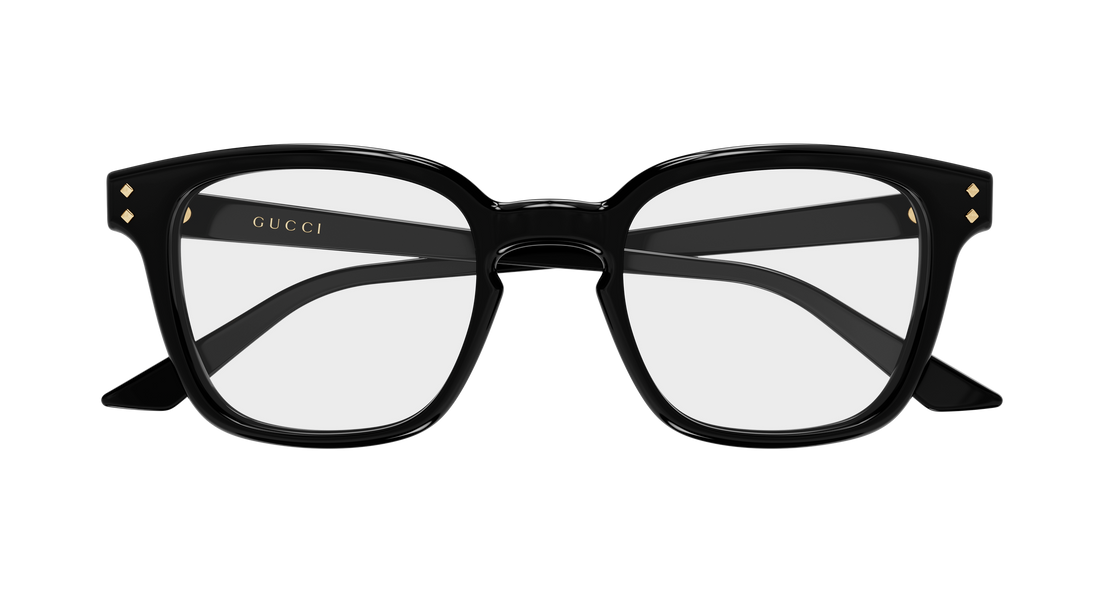 Brillen gucci gg2132o 009 negro rectangular / squared masculino größe 55mm - Detailansicht