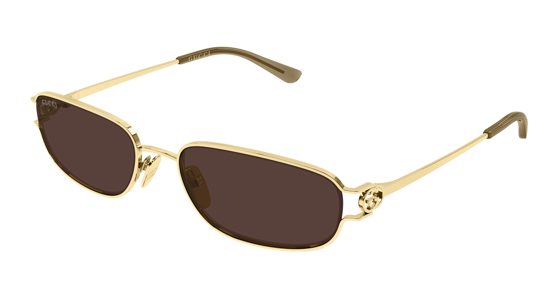 Solbriller gucci gg2232s 002 dorado rectangular / squared femenino størrelse 57mm - Hovedvisning