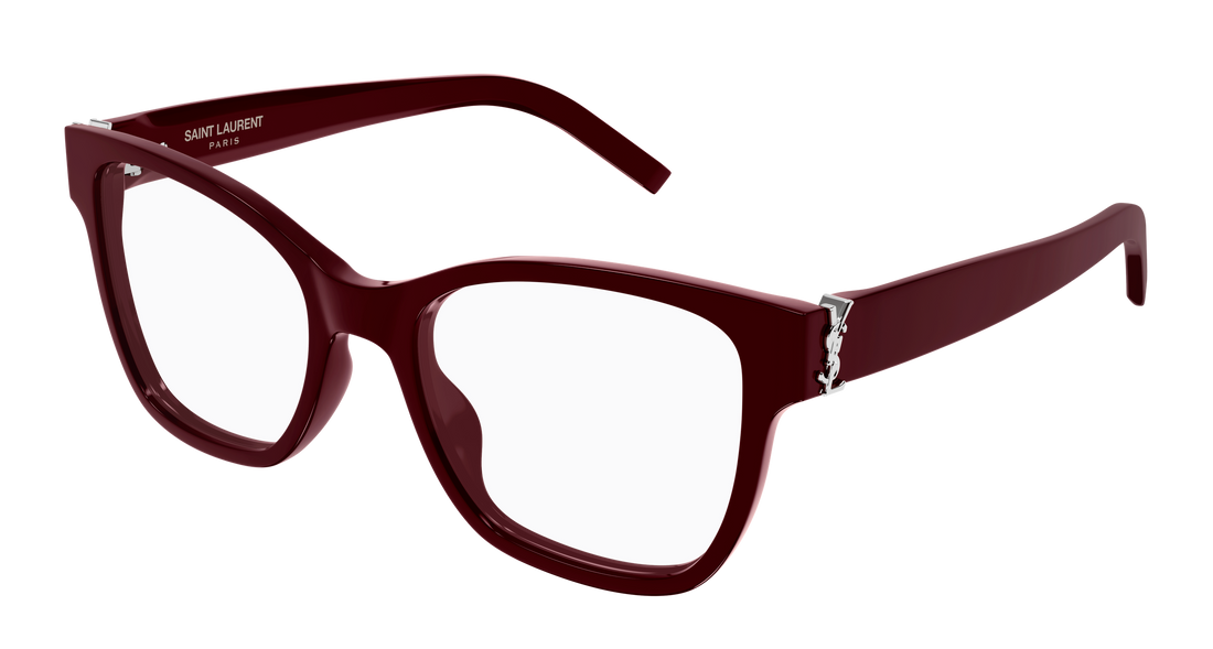 Óculos graduados saint laurent sl m158 006 burdeos cat eye femenino tamanho 52mm - Vista principal