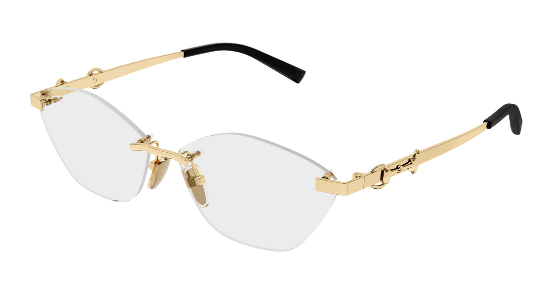 Brillen gucci gg2050o 002 dorado cat eye femenino größe 59mm - Hauptansicht