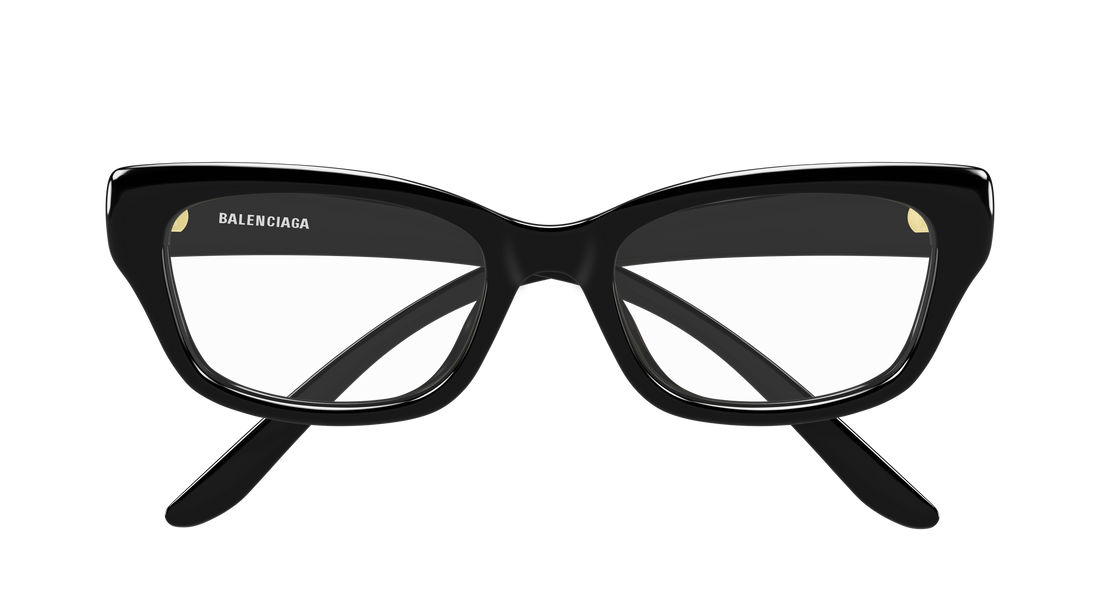 Óculos graduados balenciaga bb0518o 001 negro rectangular / squared femenino tamanho 54mm - Vista de detalhe