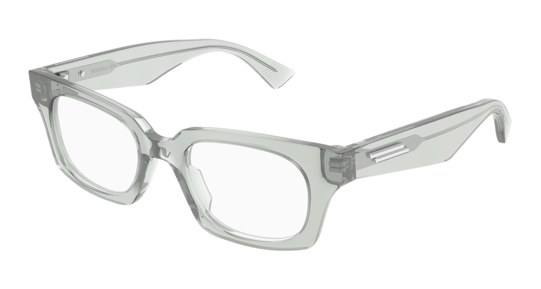Óculos graduados bottega veneta bv1504o 004 gris cat eye femenino tamanho 48mm - Vista principal