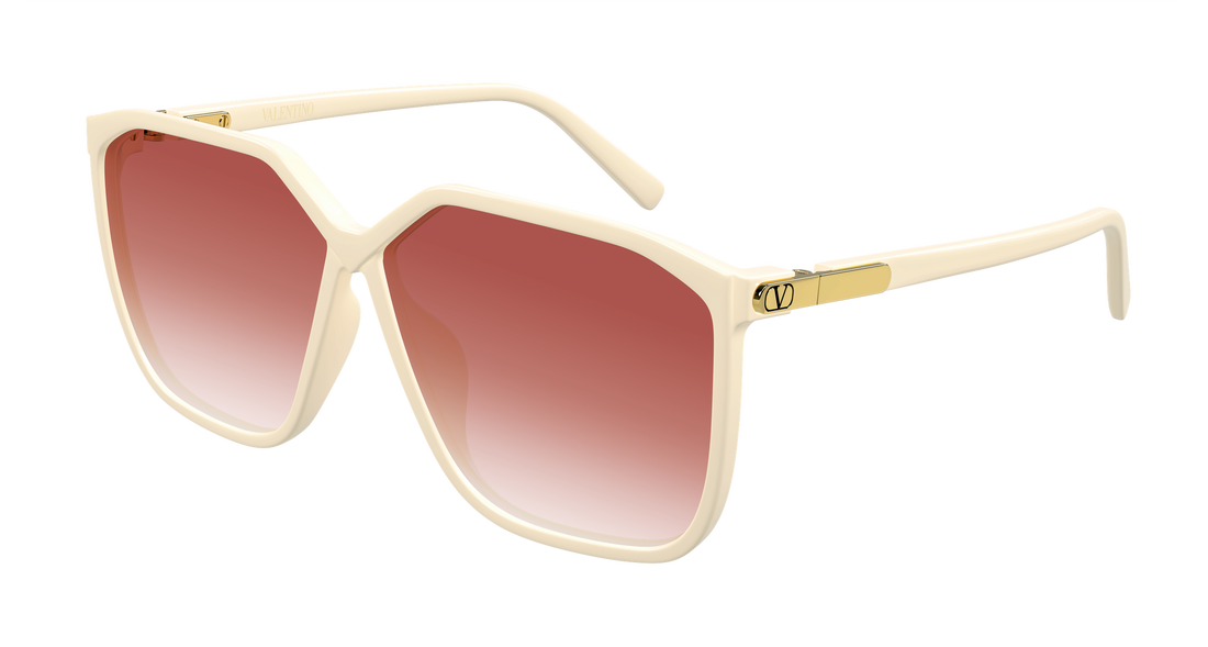 Sunglasses valentino vg0025s 004 beige geometrical/directional femenino size 59mm - Main view