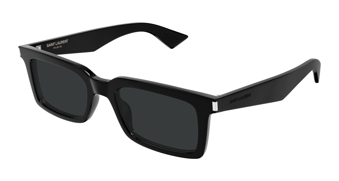 Sunglasses saint laurent sl 860 001 negro rectangular / squared masculino size 52mm - Main view