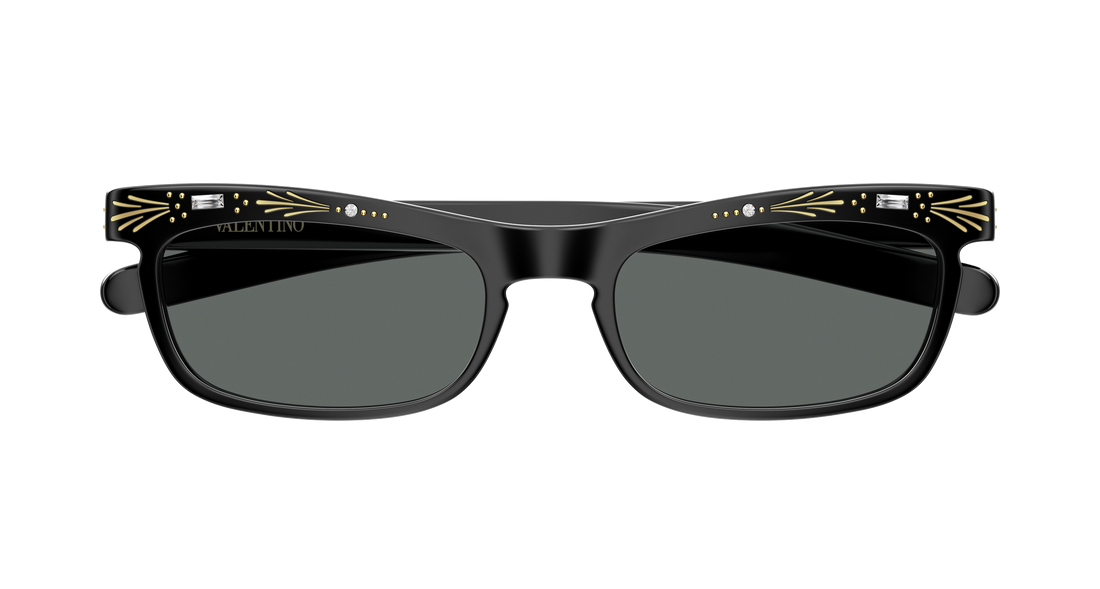 Sunglasses valentino vg0044s 001 negro rectangular / squared unisex size 52mm - Detailed view
