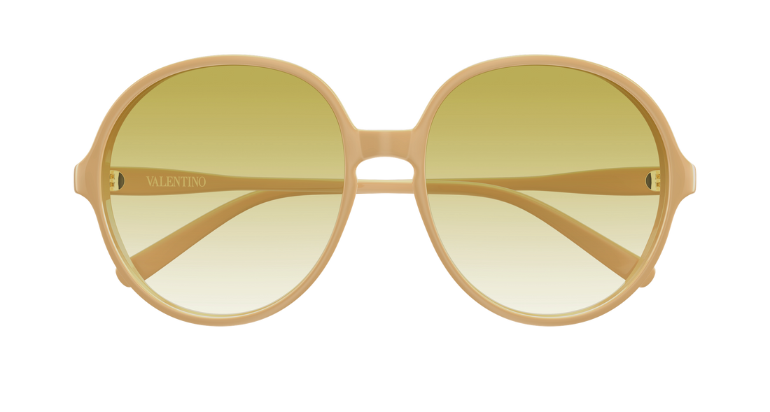 Occhiali da sole valentino vg0017s 005 beige round/oval/panthos femenino taglia 59mm - Vista dettagliata