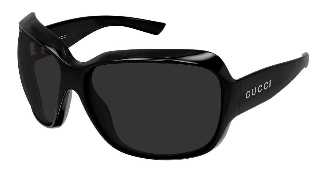 Lunettes de soleil gucci gg2176s 001 negro rectangular / squared femenino taille 70mm - Vue principale