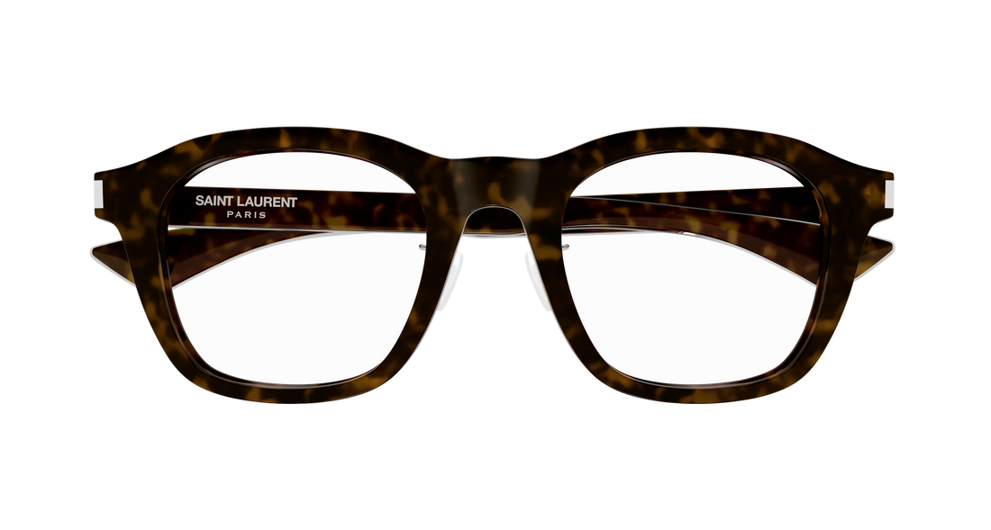 Lunettes de vue saint laurent sl 880/j opt 002 havana round/oval/panthos unisex taille 48mm - Vue détaillée