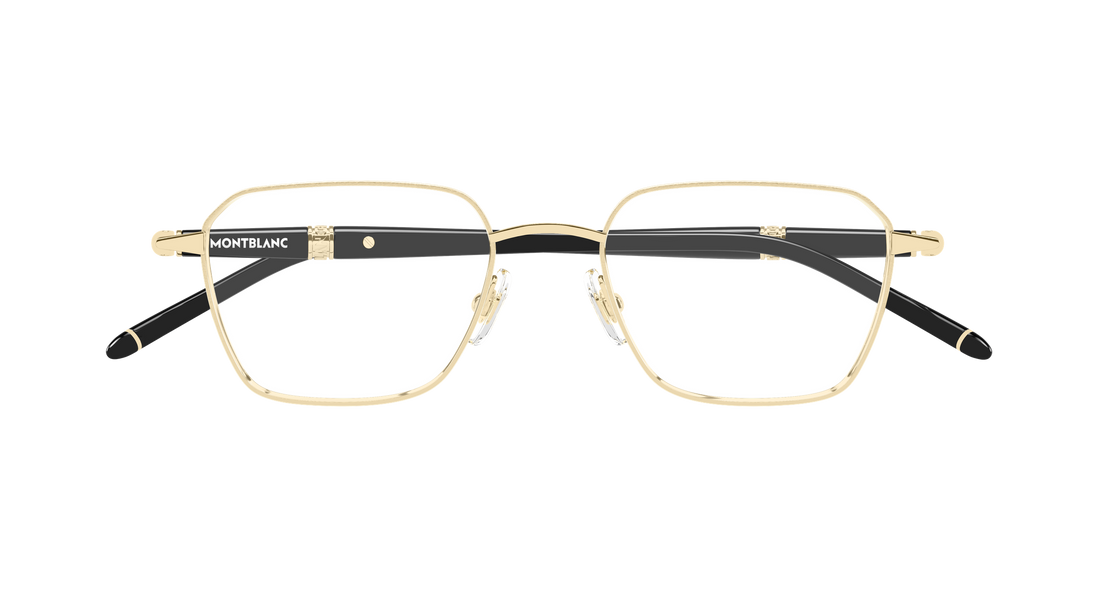 Occhiali da vista montblanc mb0485o 003 dorado rectangular / squared masculino taglia 51mm - Vista dettagliata
