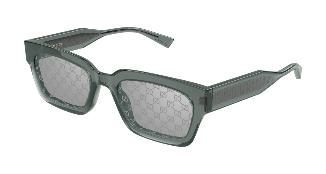 Lunettes de soleil gucci gg2069s 003 gris rectangular / squared masculino taille 53mm - Vue principale