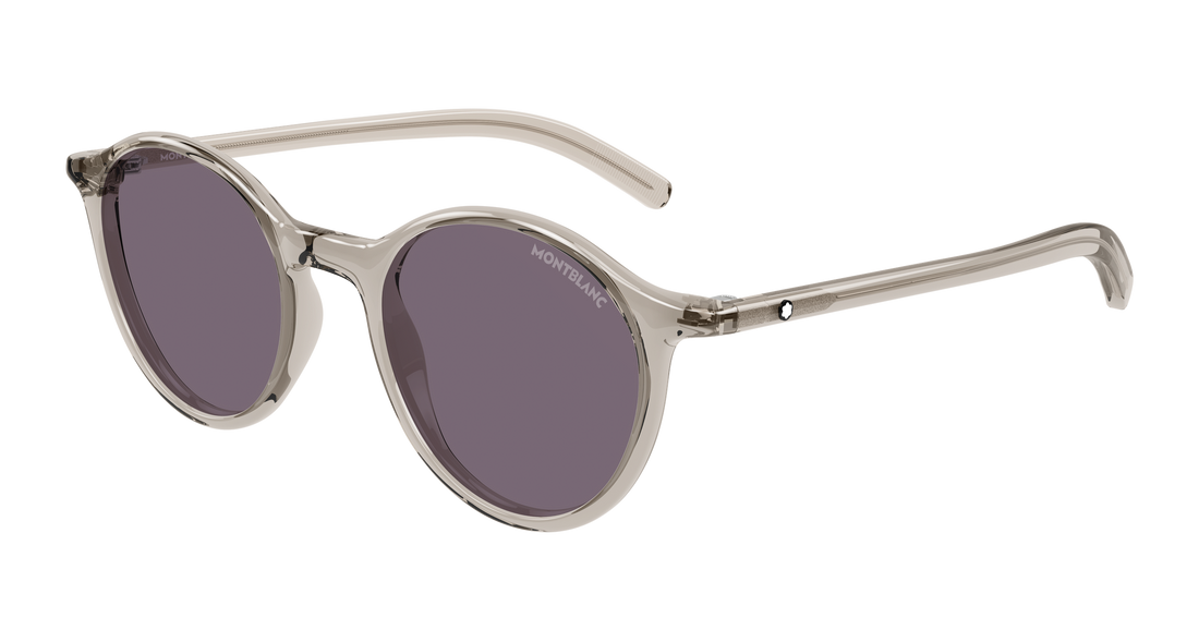 Sonnenbrillen montblanc mb0324s 007 beige round/oval/panthos masculino größe 50mm - Hauptansicht