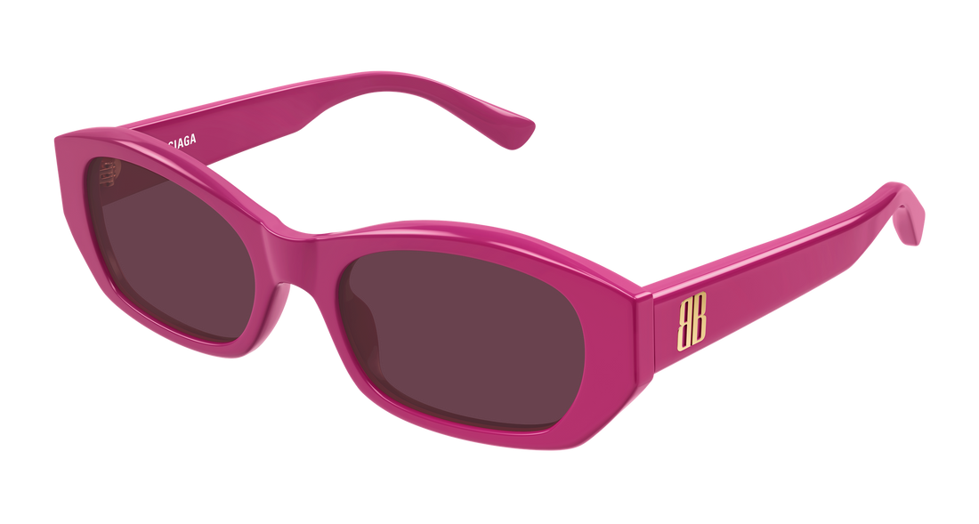 Sunglasses balenciaga bb0476s 004 rosa round/oval/panthos femenino size 54mm - Main view