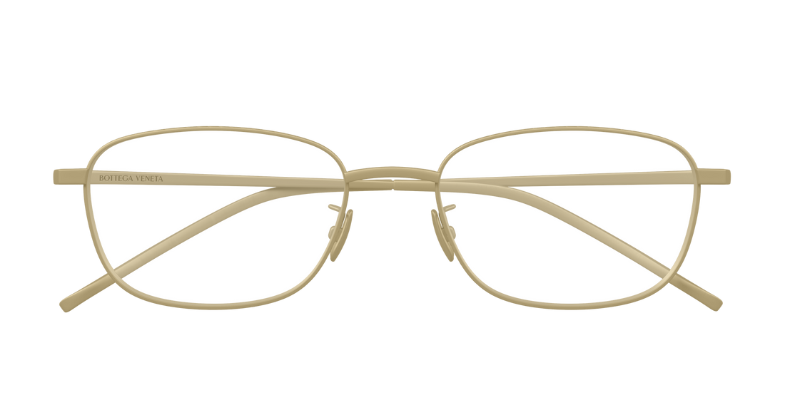 Occhiali da vista bottega veneta bv1473oa 003 bronce rectangular / squared unisex taglia 52mm - Vista dettagliata