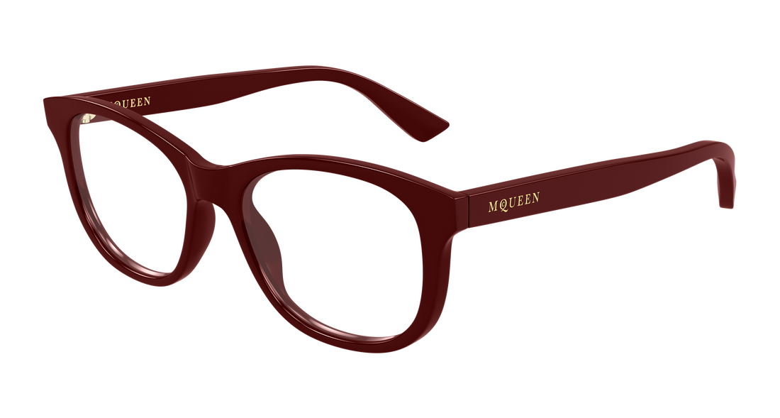 Brillen alexander mcqueen am0568o 009 burdeos cat eye femenino größe 53mm - Hauptansicht