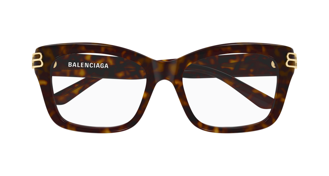 Dioptrijske naočale balenciaga bb0472o 002 havana rectangular / squared femenino veličina 54mm - Detaljni prikaz
