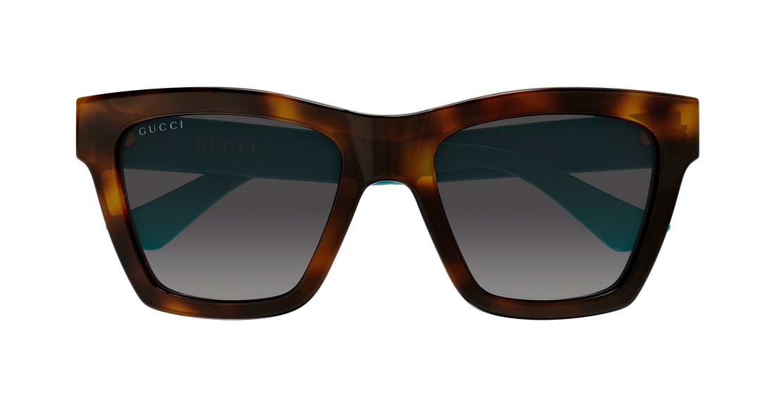 Solbriller gucci gg1714s 011 havana cat eye femenino størrelse 54mm - Detaljeret visning