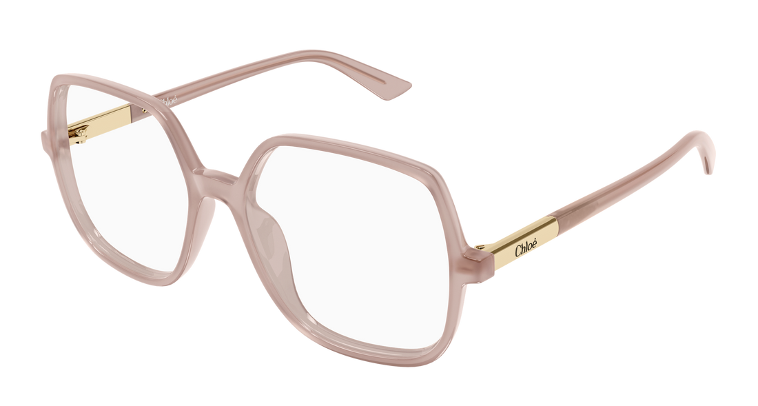 Lunettes de vue chloé ch0368o 004 beige geometrical/directional femenino taille 54mm - Vue principale