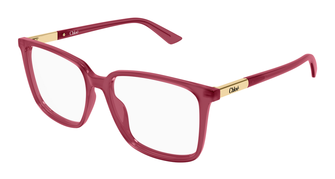 Lunettes de vue chloé ch0369o 005 rosa rectangular / squared femenino taille 55mm - Vue principale