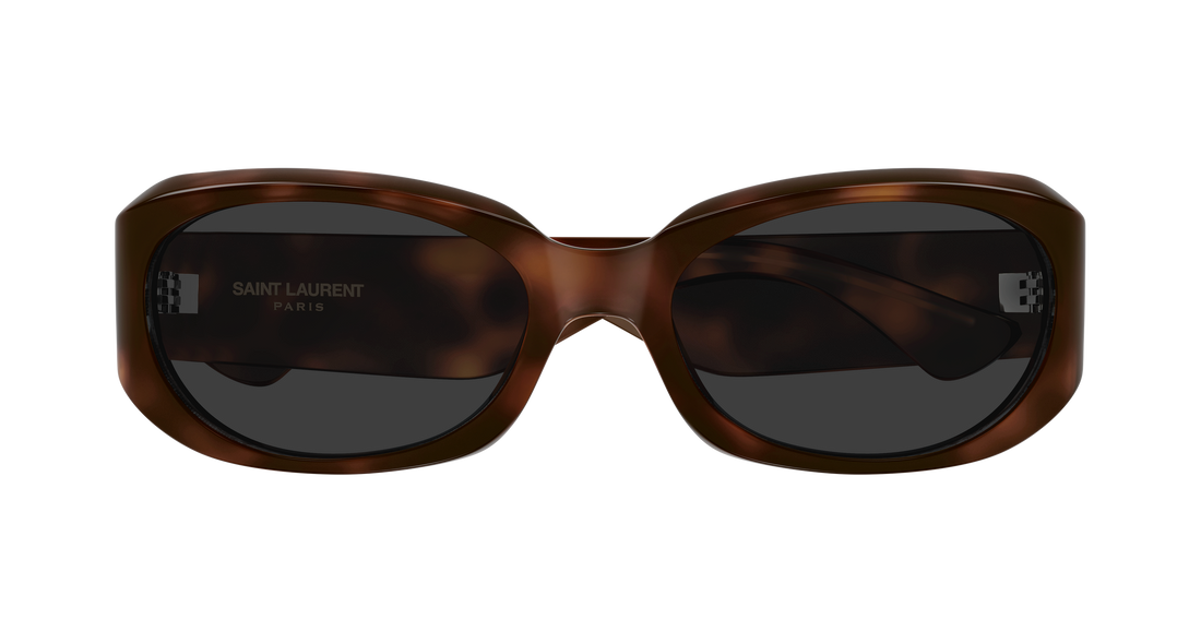 Óculos de sol saint laurent sl 868/f 003 havana femenino tamanho 57mm - Vista de detalhe