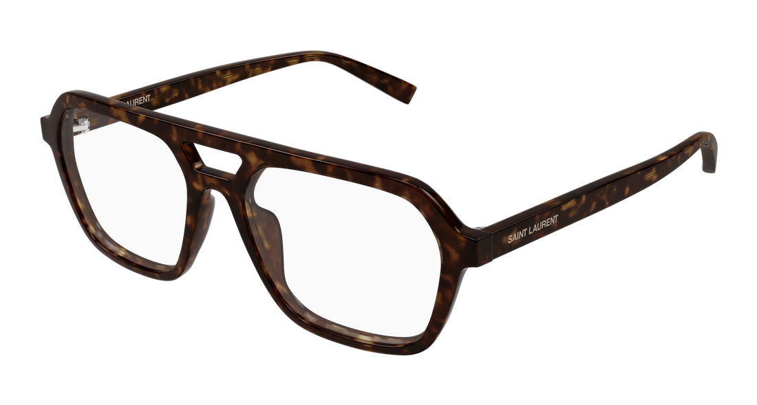 Brillen saint laurent sl 905 opt 002 havana rectangular / squared unisex größe 55mm - Hauptansicht