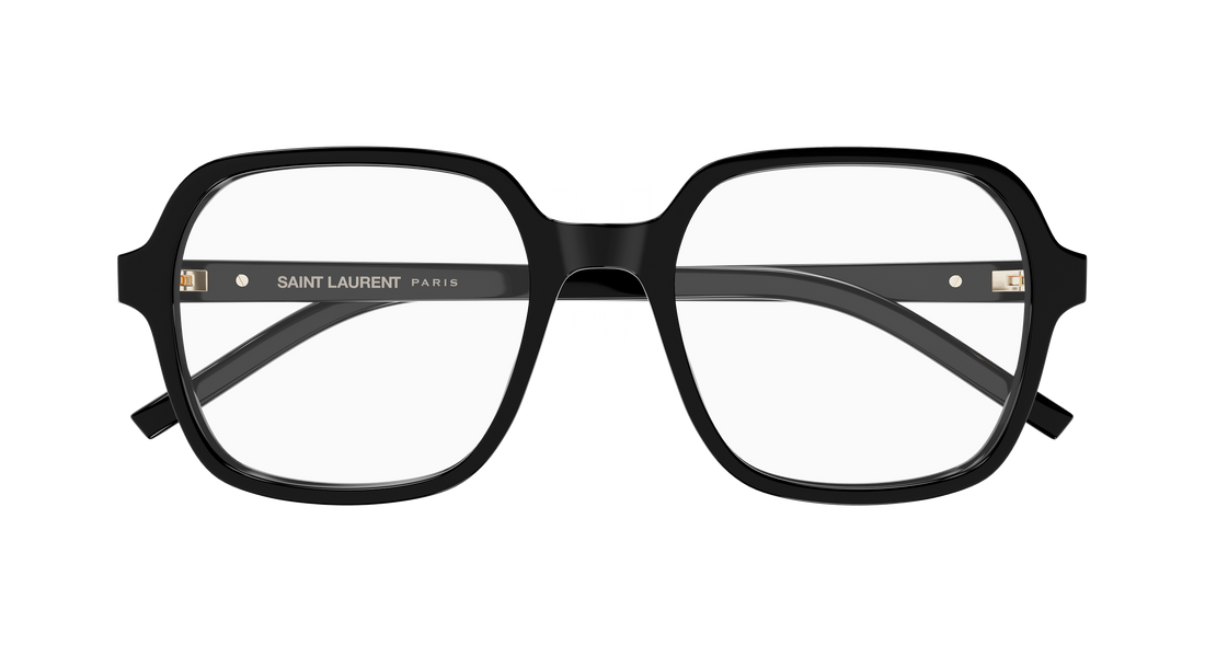 Óculos graduados saint laurent sl m190 001 negro rectangular / squared femenino tamanho 54mm - Vista de detalhe