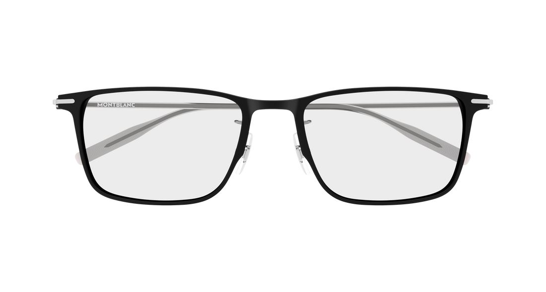 Óculos graduados montblanc mb0506ol 002 negro rectangular / squared masculino tamanho 56mm - Vista de detalhe