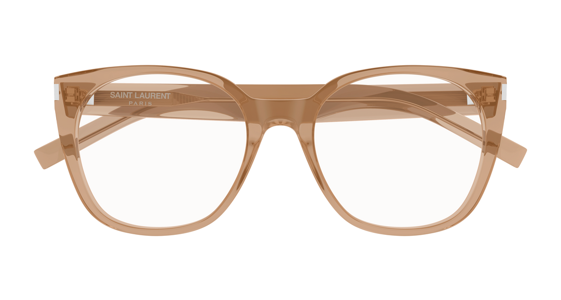 Brillen saint laurent sl 897 005 marron cat eye femenino größe 55mm - Detailansicht