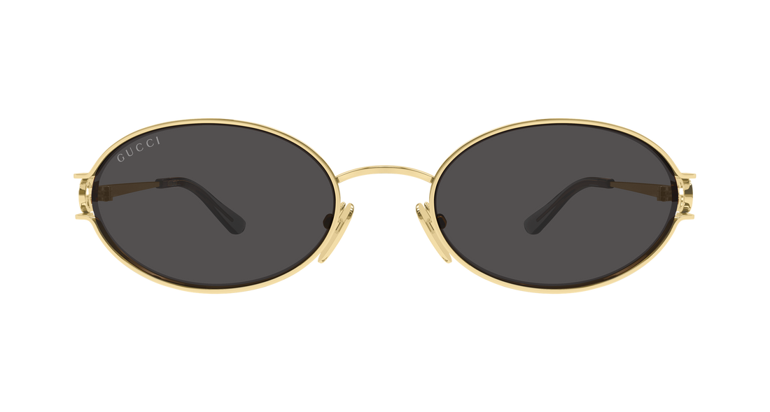 Solbriller gucci gg2233s 001 dorado round/oval/panthos femenino størrelse 55mm - Detaljeret visning