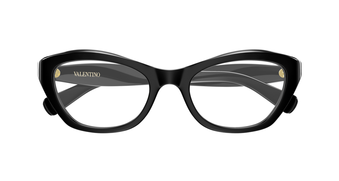 Gafas graduadas valentino vg0012o 001 negro cat eye femenino talla 53mm - Vista de detalle