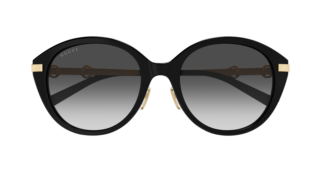 Óculos de sol gucci gg2056sa 001 negro cat eye femenino tamanho 56mm - Vista de detalhe