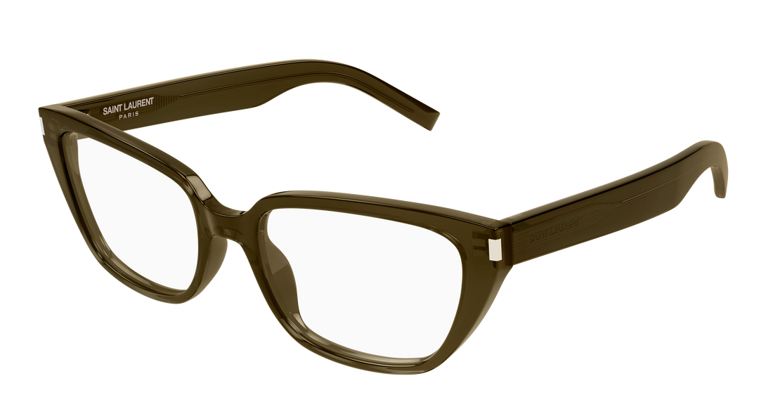 Brillen saint laurent sl 896 006 marron cat eye femenino größe 55mm - Hauptansicht