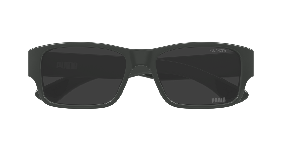 Occhiali da sole puma pu0521sa 003 gris rectangular / squared masculino taglia 57mm - Vista dettagliata