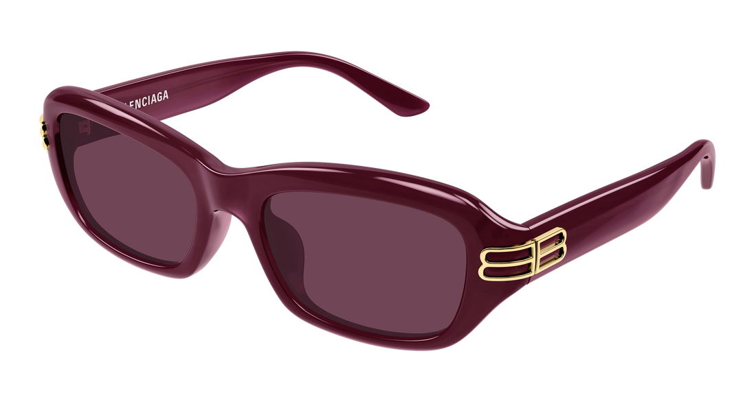 Occhiali da sole balenciaga bb0471sk 004 burdeos rectangular / squared femenino taglia 55mm - Vista principale