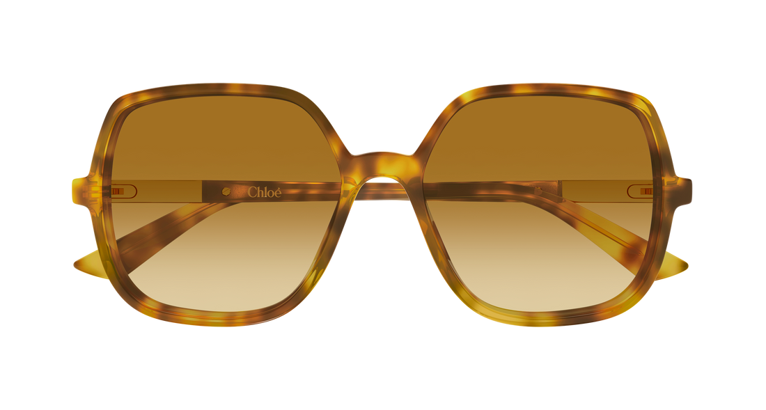 Occhiali da sole chloé ch0362s 004 havana geometrical/directional femenino taglia 55mm - Vista dettagliata