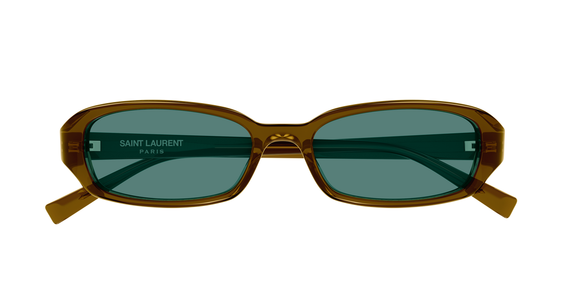 Solbriller saint laurent sl 872 erin 007 marron round/oval/panthos femenino størrelse 52mm - Detaljeret visning