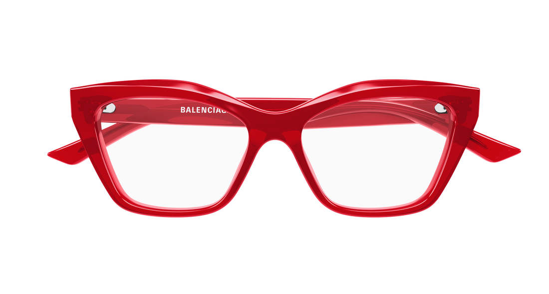 Dioptrijske naočale balenciaga bb0342o 019 rojo cat eye femenino veličina 55mm - Detaljni prikaz