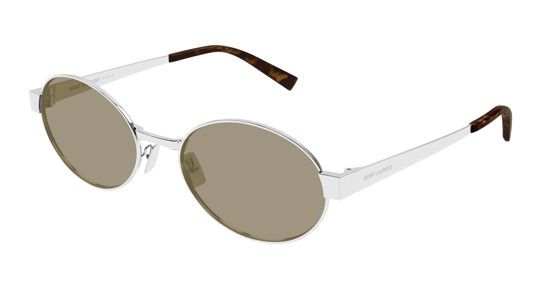 Sunglasses saint laurent sl 692 007 plateado round/oval/panthos femenino size 55mm - Main view