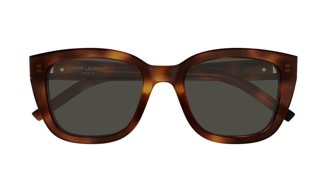 Óculos de sol saint laurent sl m176 003 havana cat eye femenino tamanho 53mm - Vista de detalhe