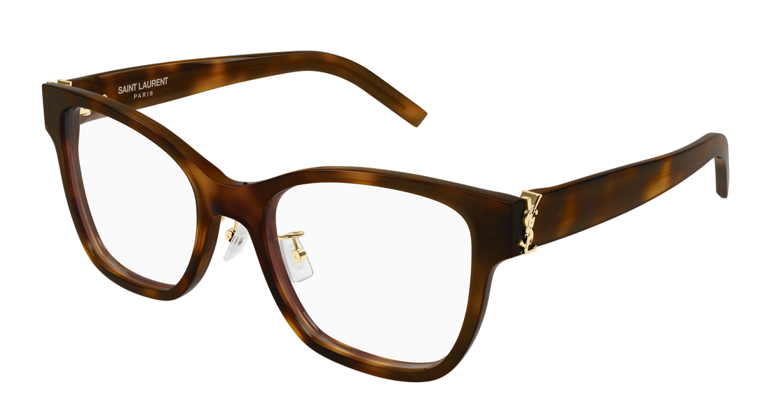 Brillen saint laurent sl m158/f 003 havana cat eye femenino größe 54mm - Hauptansicht
