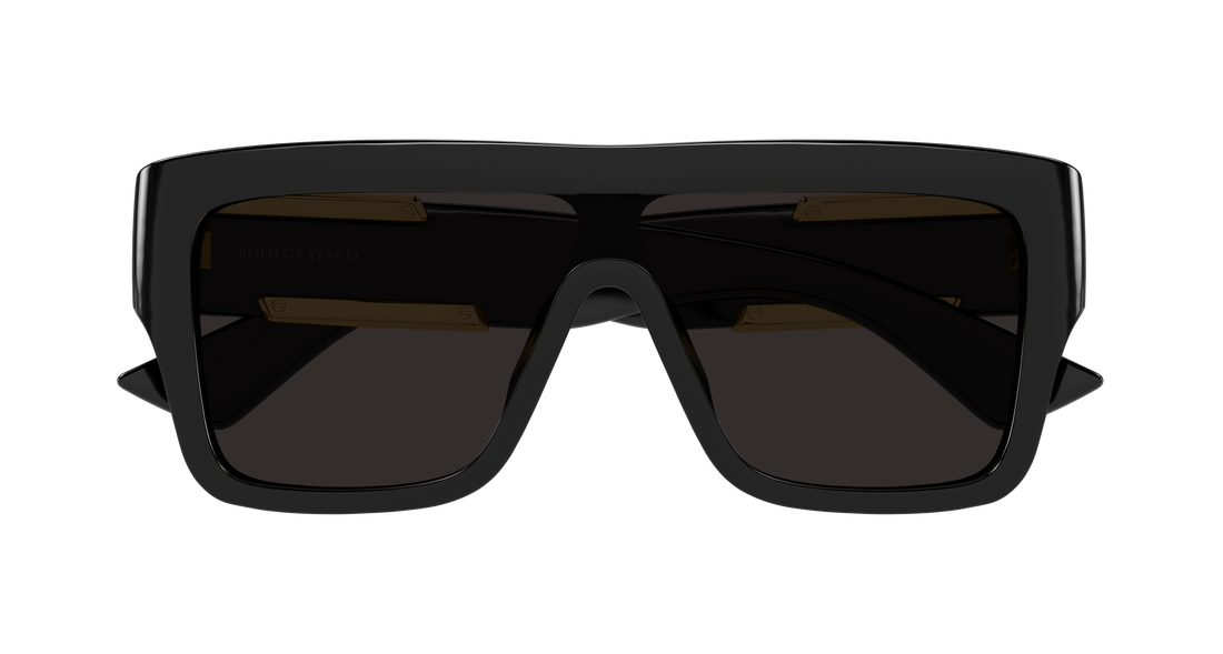 Lunettes de soleil bottega veneta bv1451s 001 negro geometrical/directional unisex taille 99mm - Vue détaillée