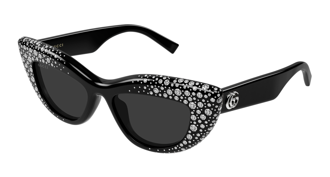 Lunettes de soleil gucci gg2031s 005 negro cat eye femenino taille 50mm - Vue principale