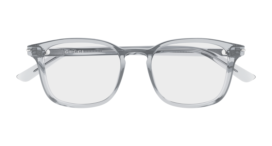 Brillen gucci gg2129o 004 gris rectangular / squared masculino größe 52mm - Detailansicht