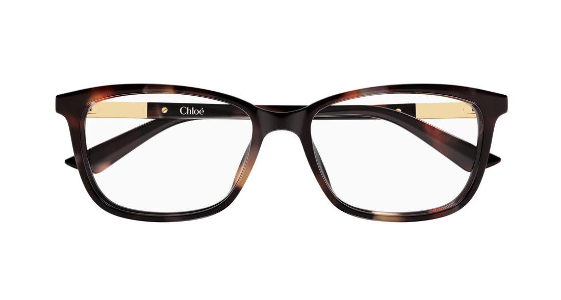 Lunettes de vue chloé ch0371oa 002 havana butterfly femenino taille 55mm - Vue détaillée