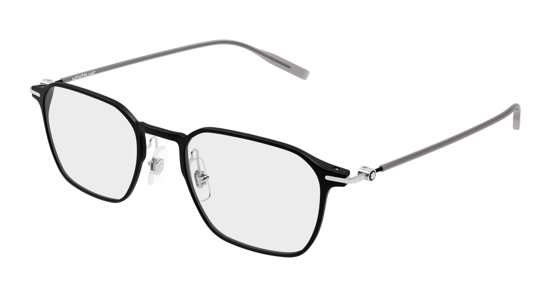 Óculos graduados montblanc mb0504o 002 negro rectangular / squared masculino tamanho 51mm - Vista principal