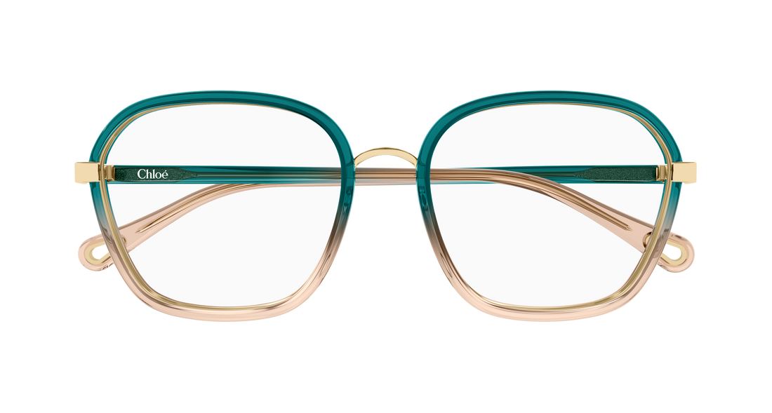 Briller chloé ch0309o 009 light rectangular / squared femenino størrelse 54mm - Detaljeret visning