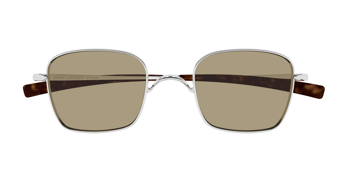 Sunglasses saint laurent sl 949 t 002 plateado rectangular / squared masculino size 47mm - Detailed view