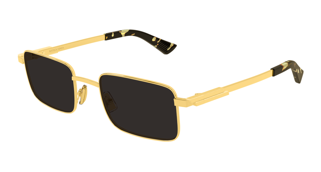 Lunettes de soleil bottega veneta bv1469s 001 dorado rectangular / squared unisex taille 53mm - Vue principale