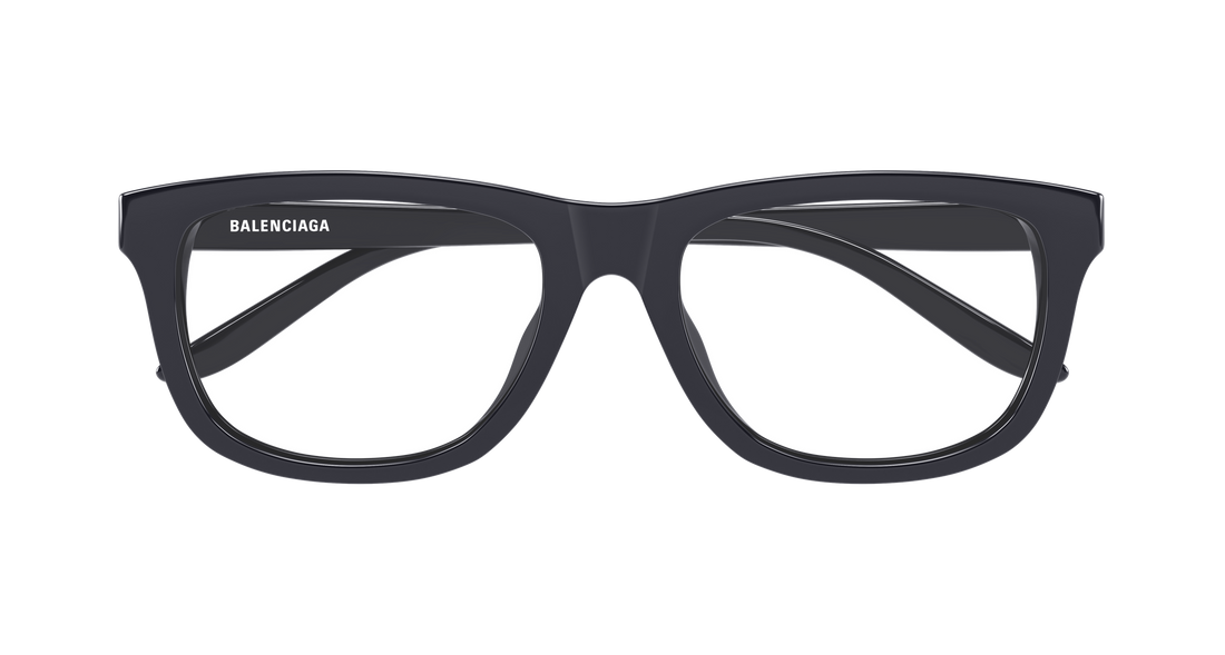 Lunettes de vue balenciaga bb0531o 006 gris rectangular / squared masculino taille 55mm - Vue détaillée